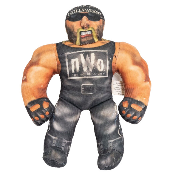 NWO WCW 1998 Wrestling Superstars 8" Talking Body Bashers Hulk Hogan Figure WWF - Picture 3 of 8